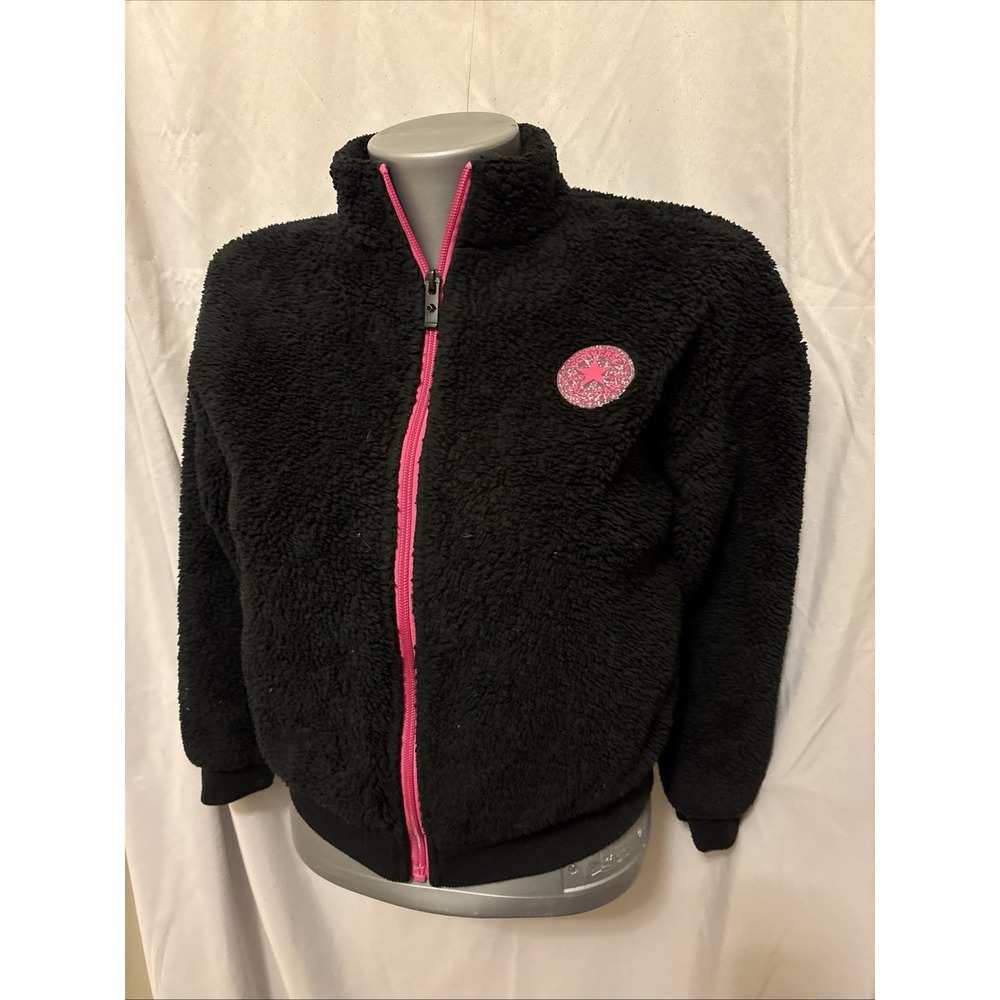 Converse Youth Sherpa Full Zip Jacket Medium